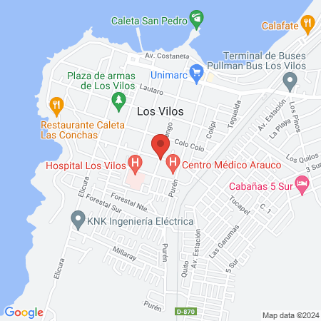 Urgencia Dental Los Vilos map