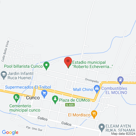 Estadio municipal map