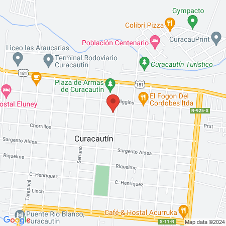 Manada Veterinaria Curacautín map
