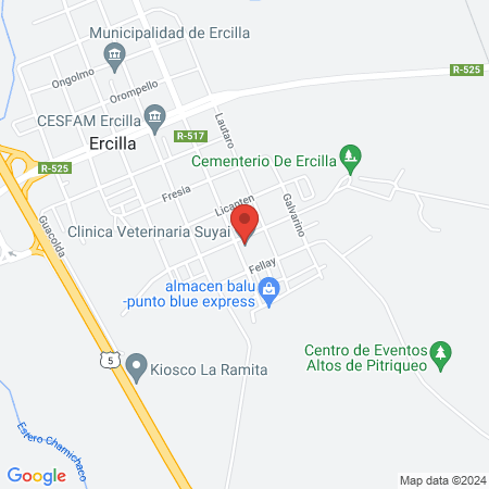 Clinica Veterinaria Suyai map