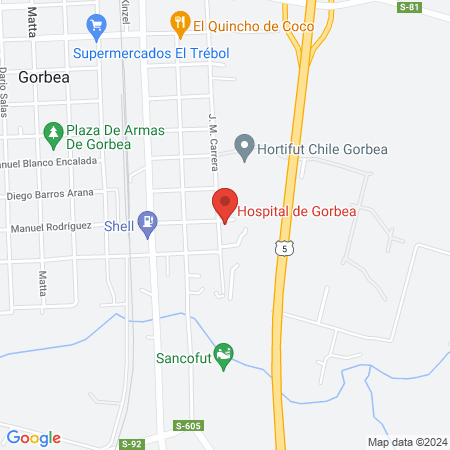 Consultorio de Gorbea (Ex Hospital de Gorbea) map