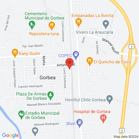 Centro de Salud Integral Araucania Gorbea map