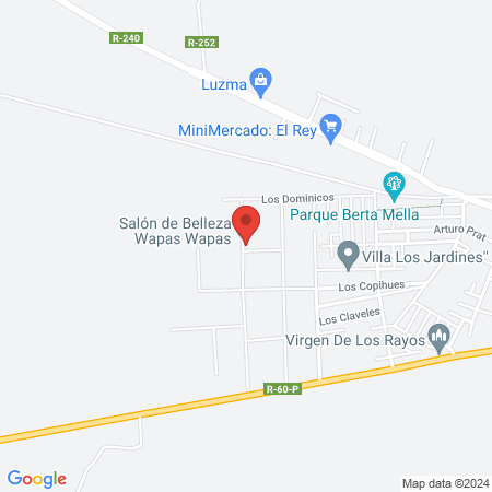Salón de Belleza Wapas Wapas map