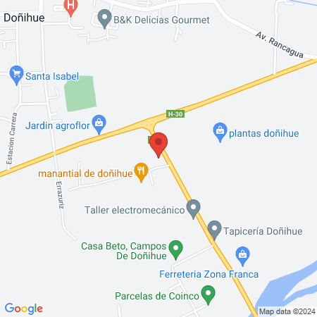 BarberHouse Doñihue map
