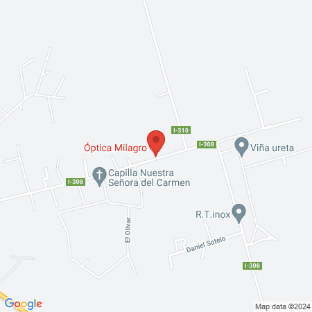 Óptica Milagro map