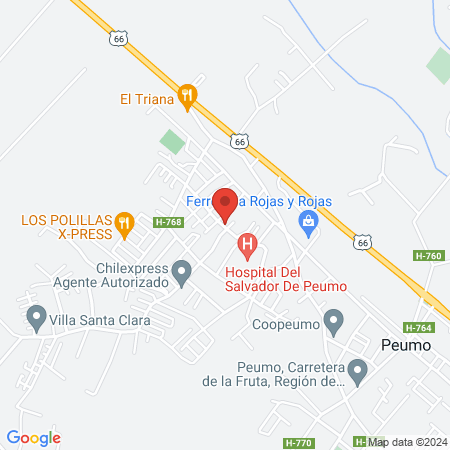 Centro De Salud Integral Peumo map