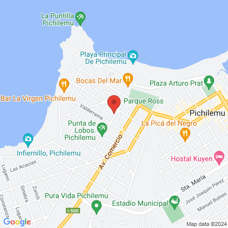 Hospital de Pichilemu map
