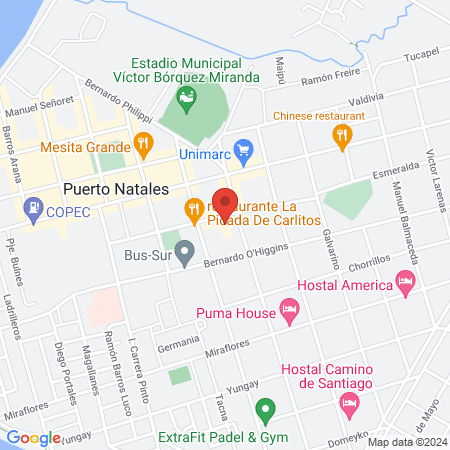 BARBERIA PATAGONIA HAIR map