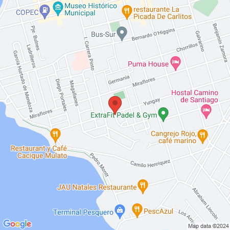 Servicio de Salud Magallanes map