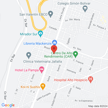 Barberia siete pelos map