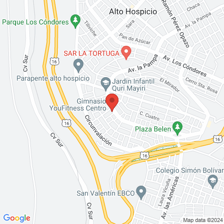 Gimnasio YouFitness Centro map