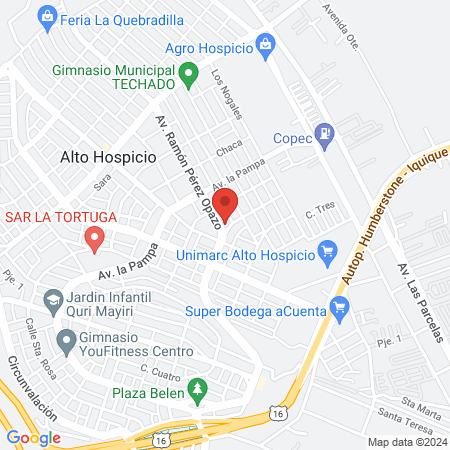 Centro Médico Alto Salud, Toma de Muestras y Exámenes Preocupacionales map