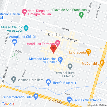Centro de estetica Integral Marlen Del Pino map