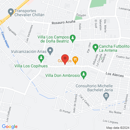Clínica dental Cumbres de Palermo map