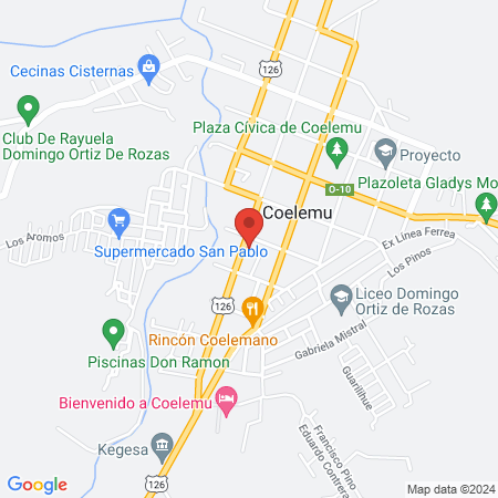 Hospital Comunitario de Salud Familiar Coelemu map