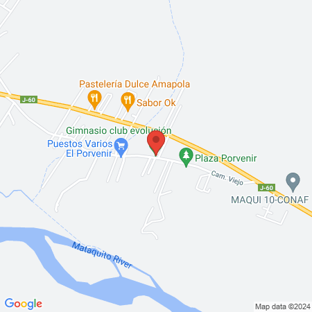 Gimnasio club evolución map