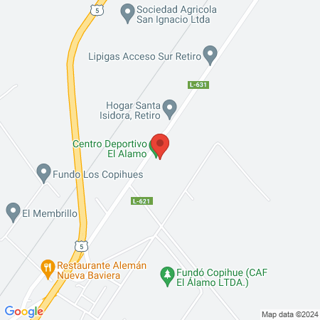 Centro Deportivo El Alamo map