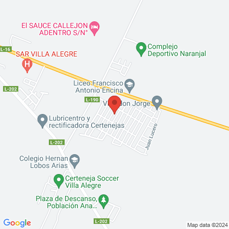Huellas Alegres map