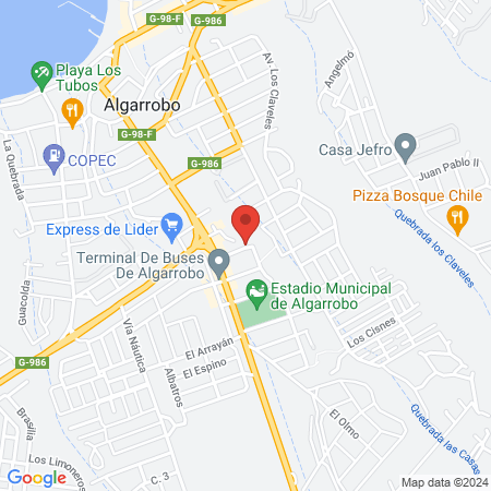 Veterinaria San Nicolas Algarrobo map