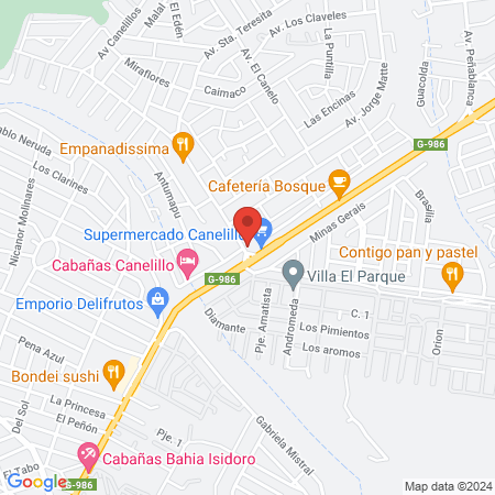 Yogamar algarrobo map