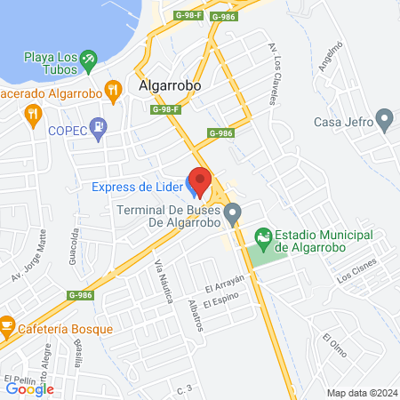 KeepDent Algarrobo map