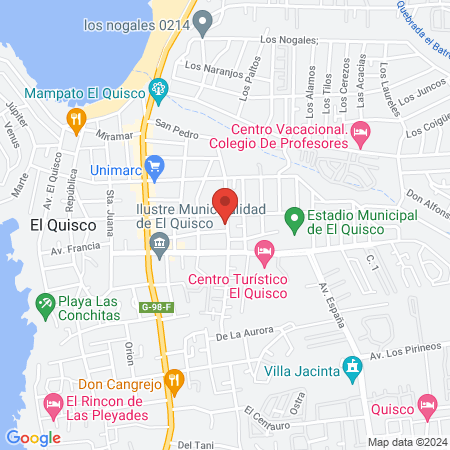 CASA PROGRAMAS SALUD EL QUISCO map