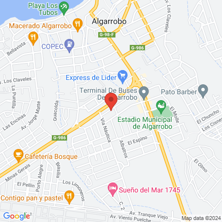 Algarrobo Vets map