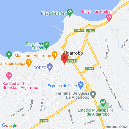 Hospital Veterinario Algarrobo map