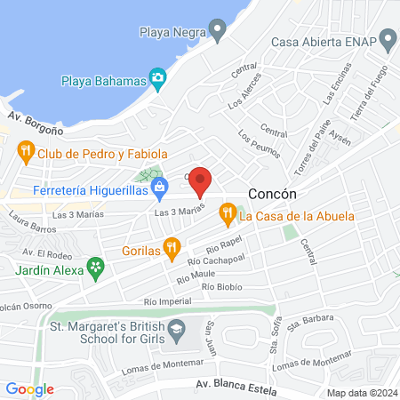 Biodens Concon Con Con Dentista Concon Reñaca Odontologia Dr Pablo del Rio Odontologo Clinica Dental map