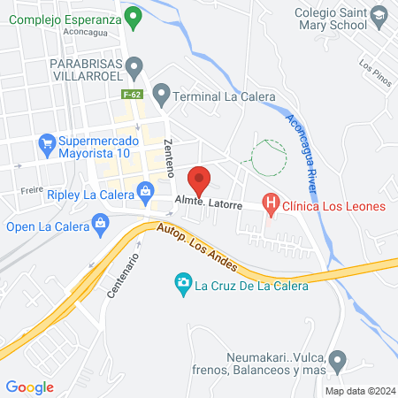 Andrea de Lourdes Fuster Saldías map