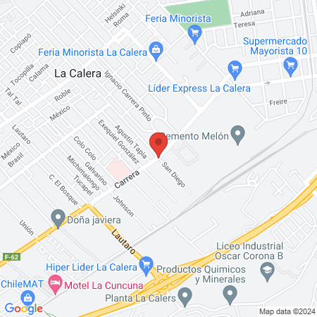 Centro de Salud Javiera Carrera Hospital Aleman map