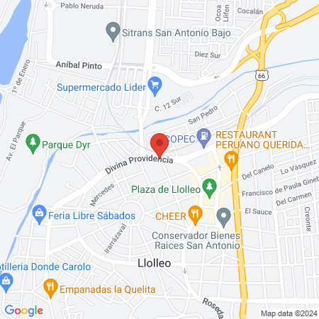 Juan Francisco Jara y Compañía map