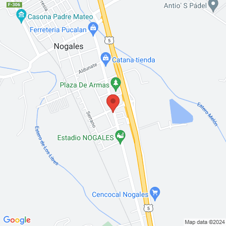 Clínica Dental Nogales Valparaiso map