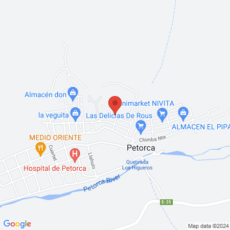 Barber Shop Petorca map