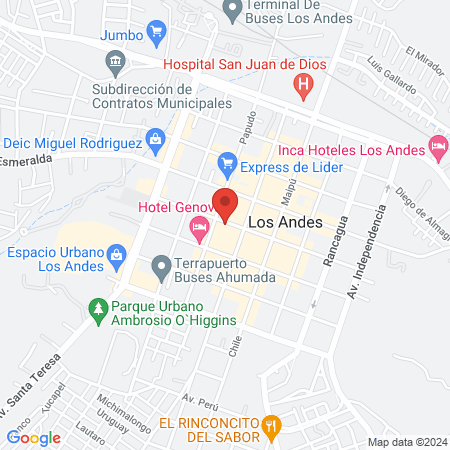 Centro Salud Mental Comunitaria Los Andes map
