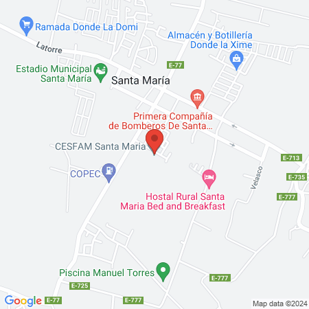 CESFAM Santa María map