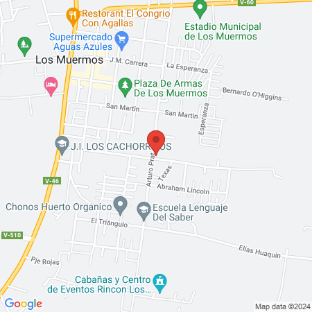 Cesfam Los Muermos map
