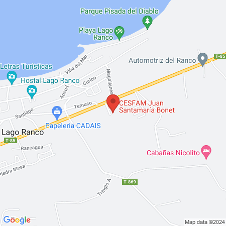 CESFAM Juan Santamaría Bonet | Centro de Salud Familiar map