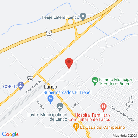 Clínica Veterinaria Leufucade map