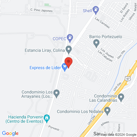 Gimnasio 100 % Life map