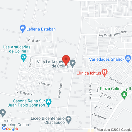 Clínica El Maitén map