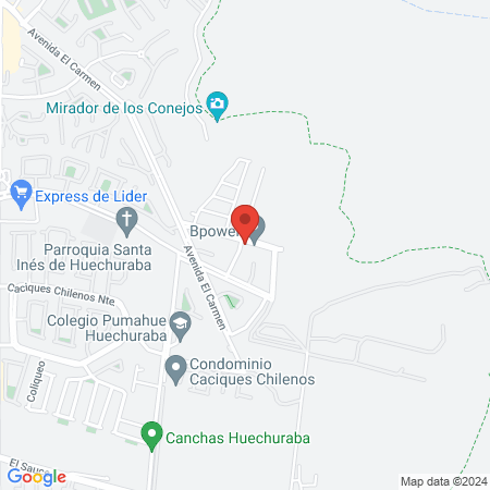 Bendito Look Chile map