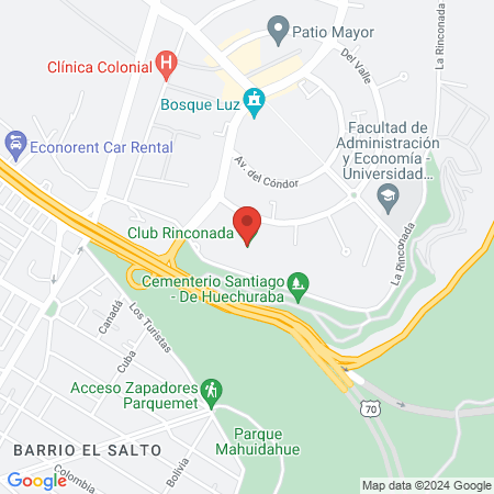 Club Rinconada map