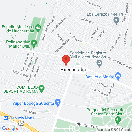 Gimnasio Municipal de Huechuraba map