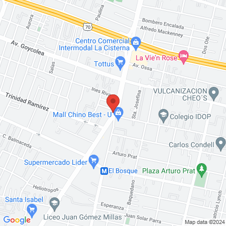 Centro Estética Peluqueria Depilación Masajes La Cisterna CINDERELLA map