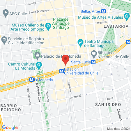Clínica Belenus | Stgo. Centro | Depilación Láser map