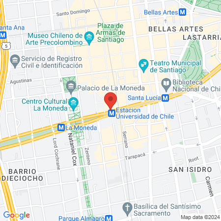 Universo Dentistas map