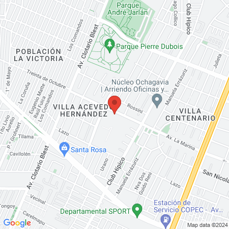 COSAM Pedro Aguirre Cerda map