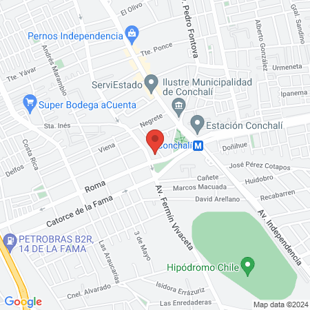 Centro Médico y Dental RedSalud Conchalí map