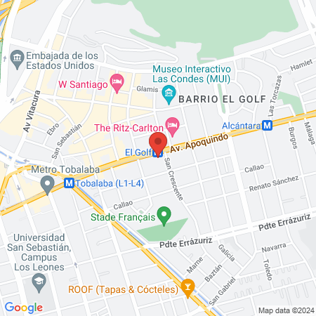 Clínica Dental Santa María El Golf map